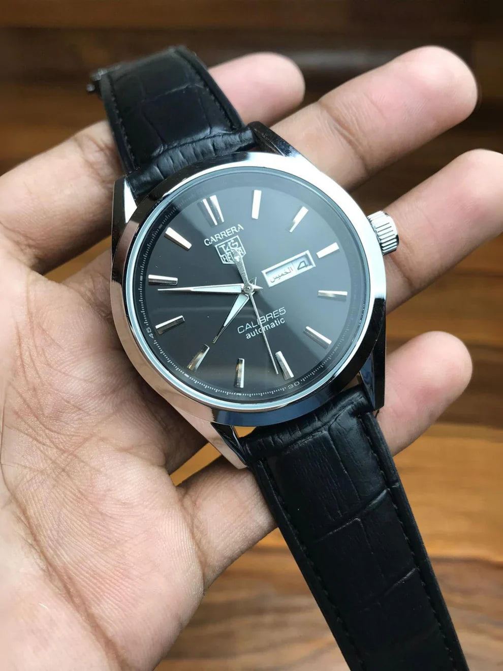 Caliber 5 - New Luxury watch With Day & Date - 6 Months Official Warranty