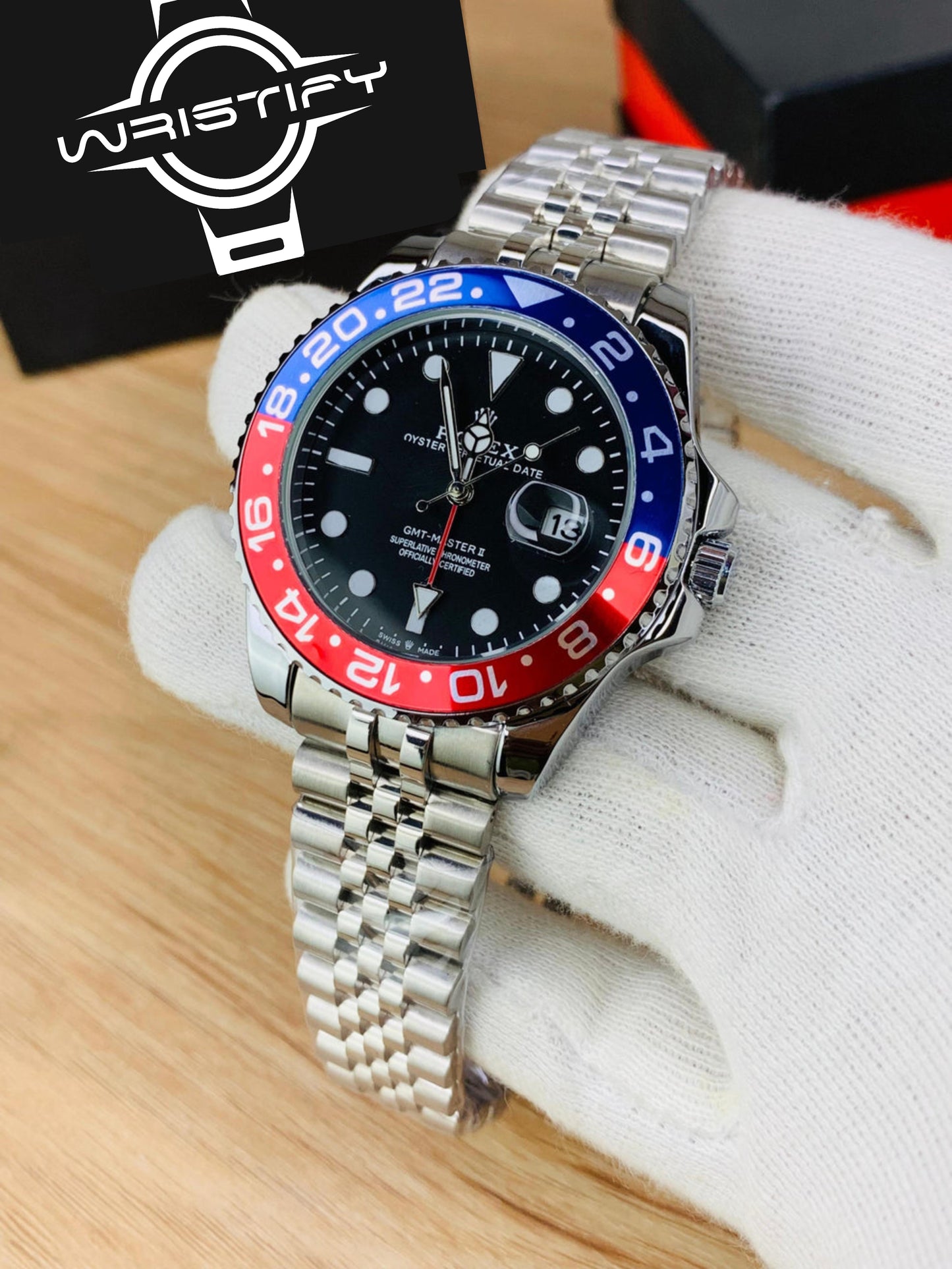 GMT Master II - Premium Watch Blue-Red