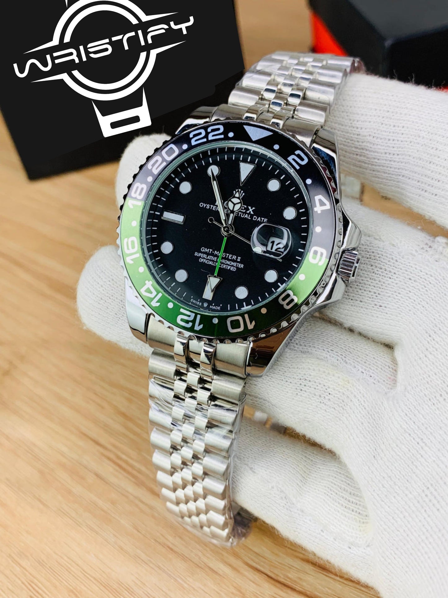 GMT Master - Date Working | Premium Watch - Black/Green