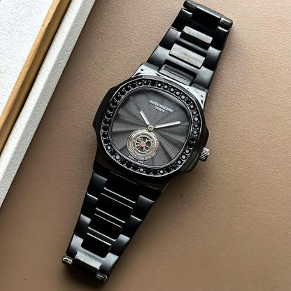 Patek Phillipe Black Diamond Studded Premium Watch