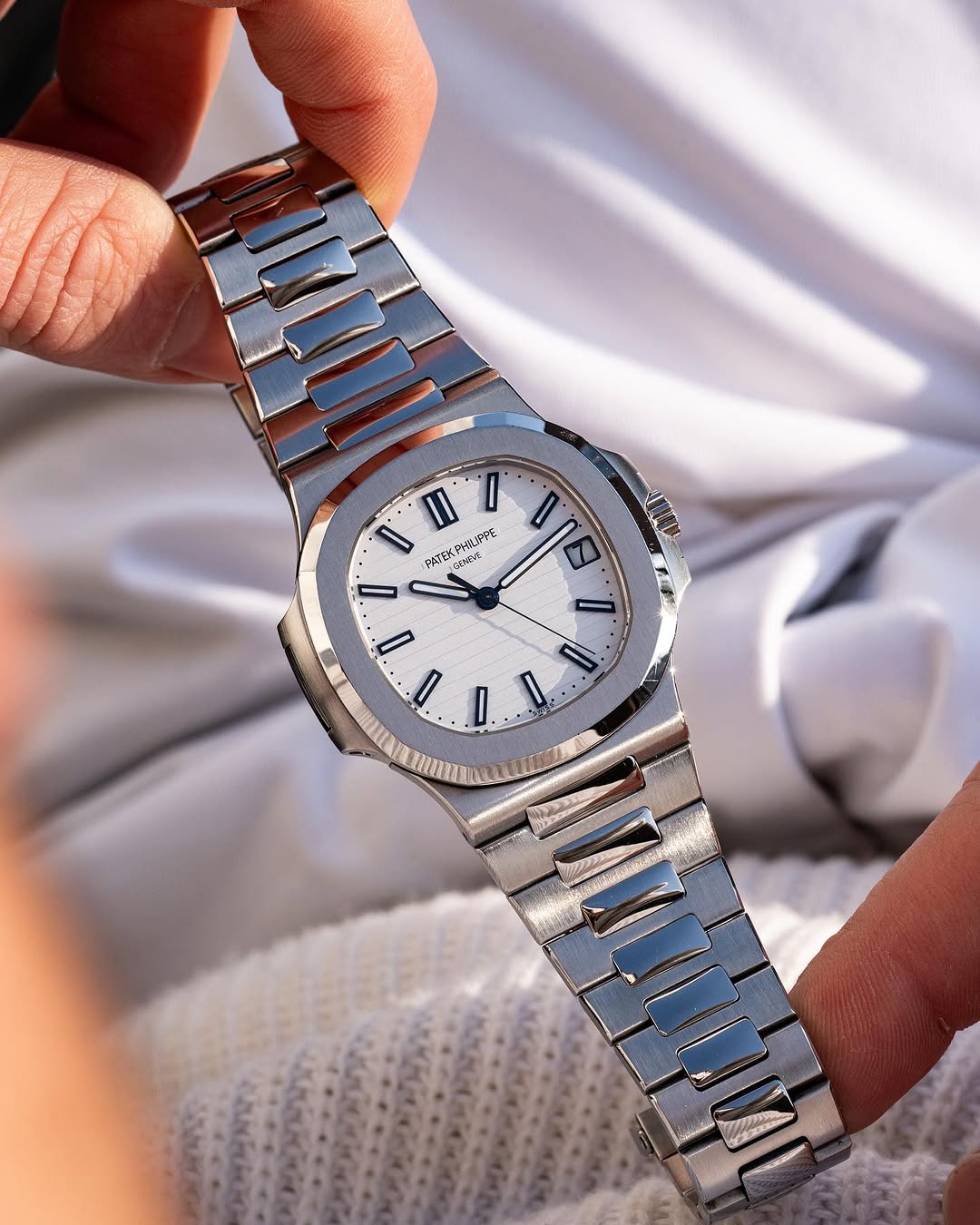 Patek Limited Edition Premium Dial -Silver And White- Superlative Finish