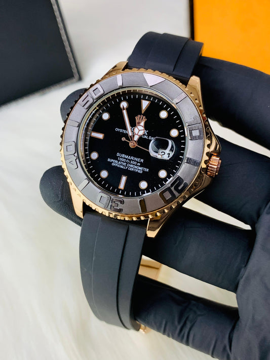 RLX - 40mm | Rose Gold Men Watch | 6 months Official Warranty