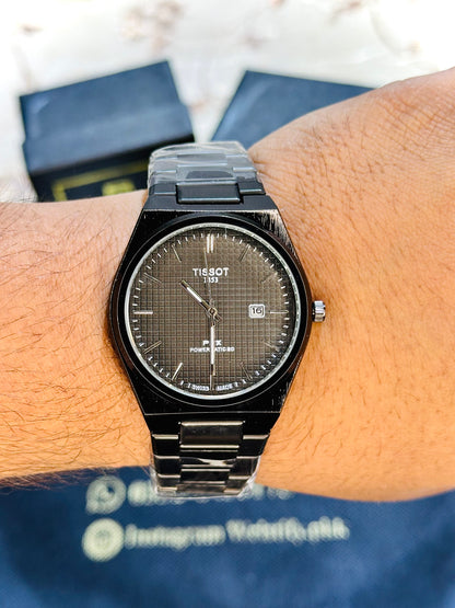 TISSOT PRX POWERMATIC ice blue tiffany blue