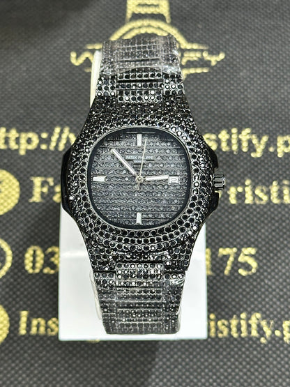 Patek Phillippe Black Ice-Toned Watch